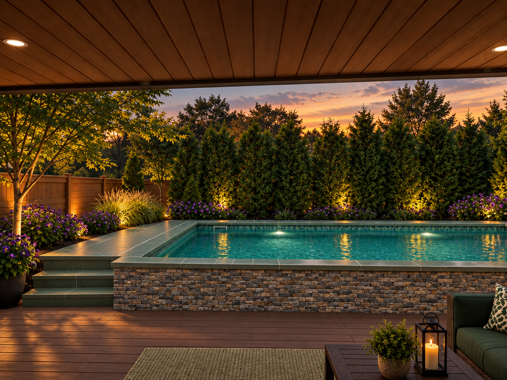 Above-Ground Rectangular Swimming Pools design 6