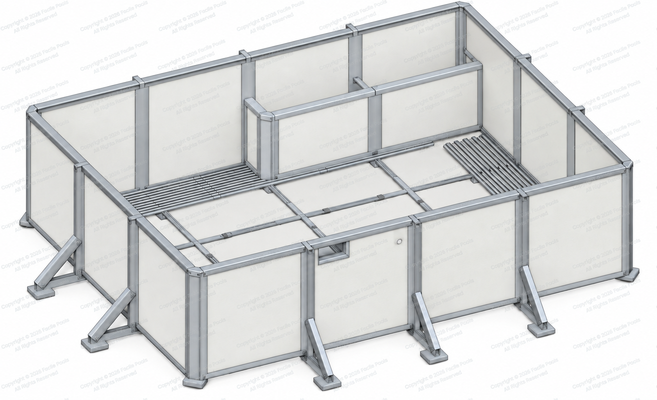 Short Bench. Standard Variant. Above-Ground Version